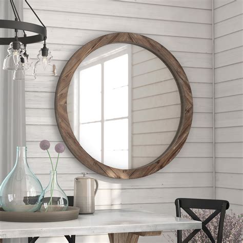 Exquisite Craftsmanship Proud of the high-speed trimming technology and with more than 30 steps of processing of a finished mirror to ensure the surface is evenly colored, smooth, corrosion-resistant, anti-fingerprint & prevents scratching. . Wayfair mirrors
